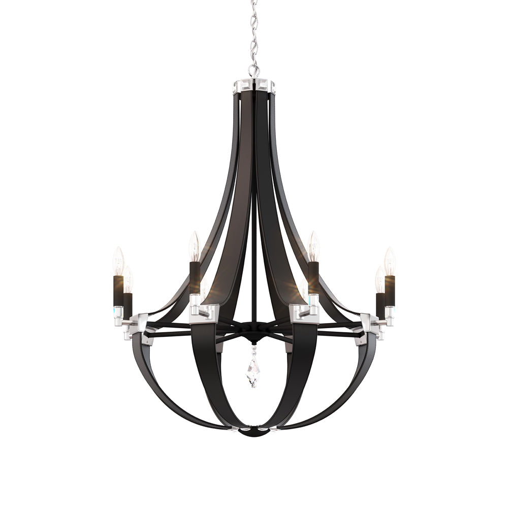 Crystal Empire Chandelier in Detail.