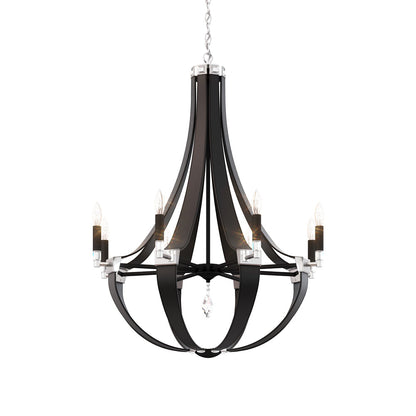 Crystal Empire Chandelier in Detail.