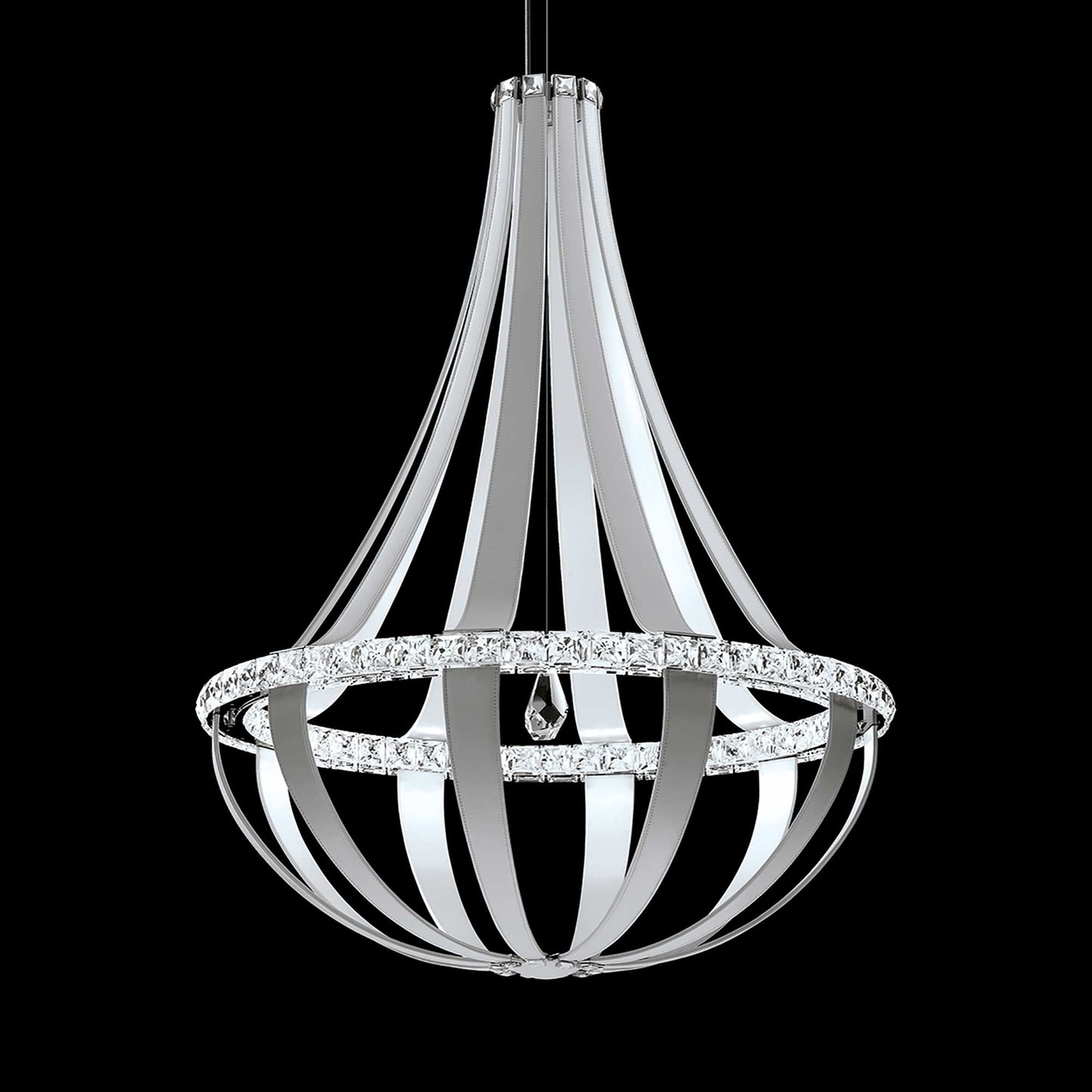 Crystal Empire LED Pendant Lightin Snowshoe/Crystals From Swarovski (20-Light).