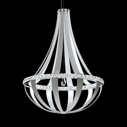 Crystal Empire LED Pendant Lightin Snowshoe/Crystals From Swarovski (20-Light).