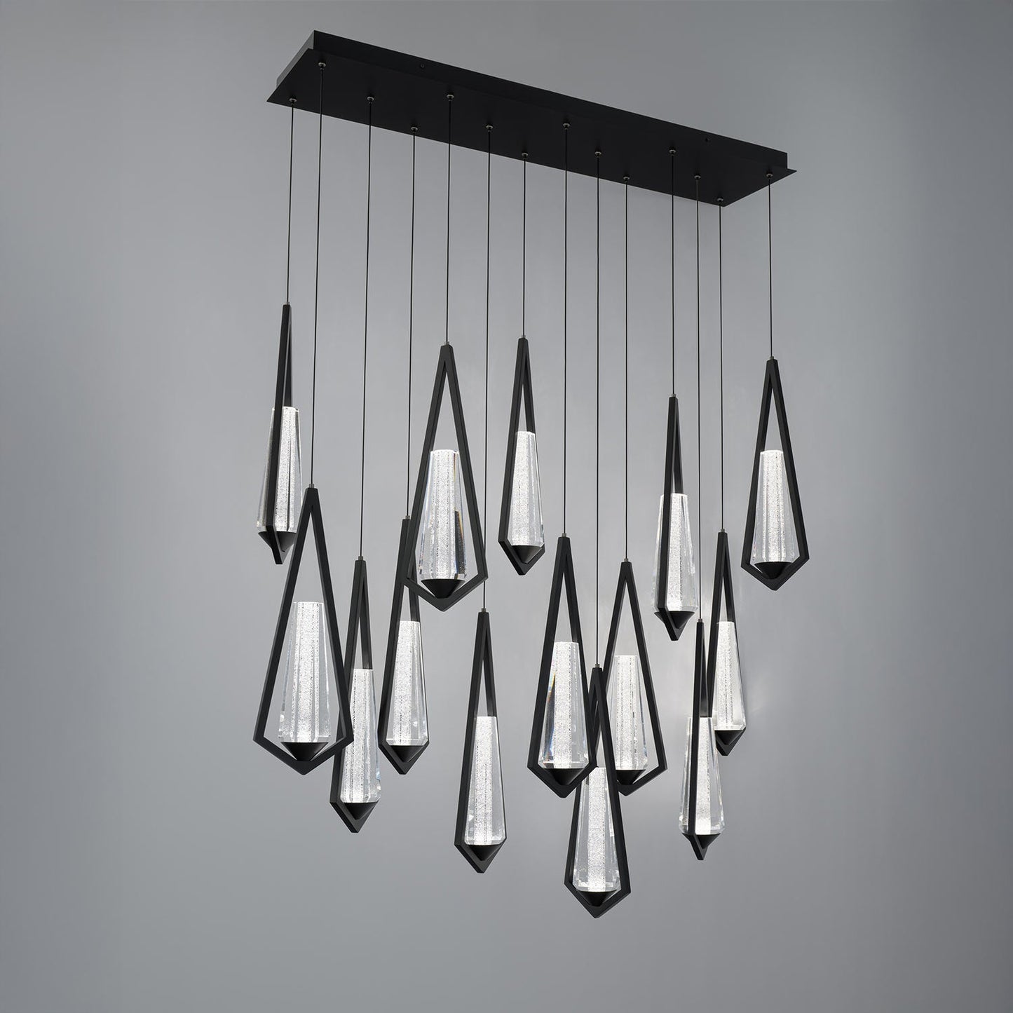 Devotion Linear LED Multi Light Pendant Light in Detail.