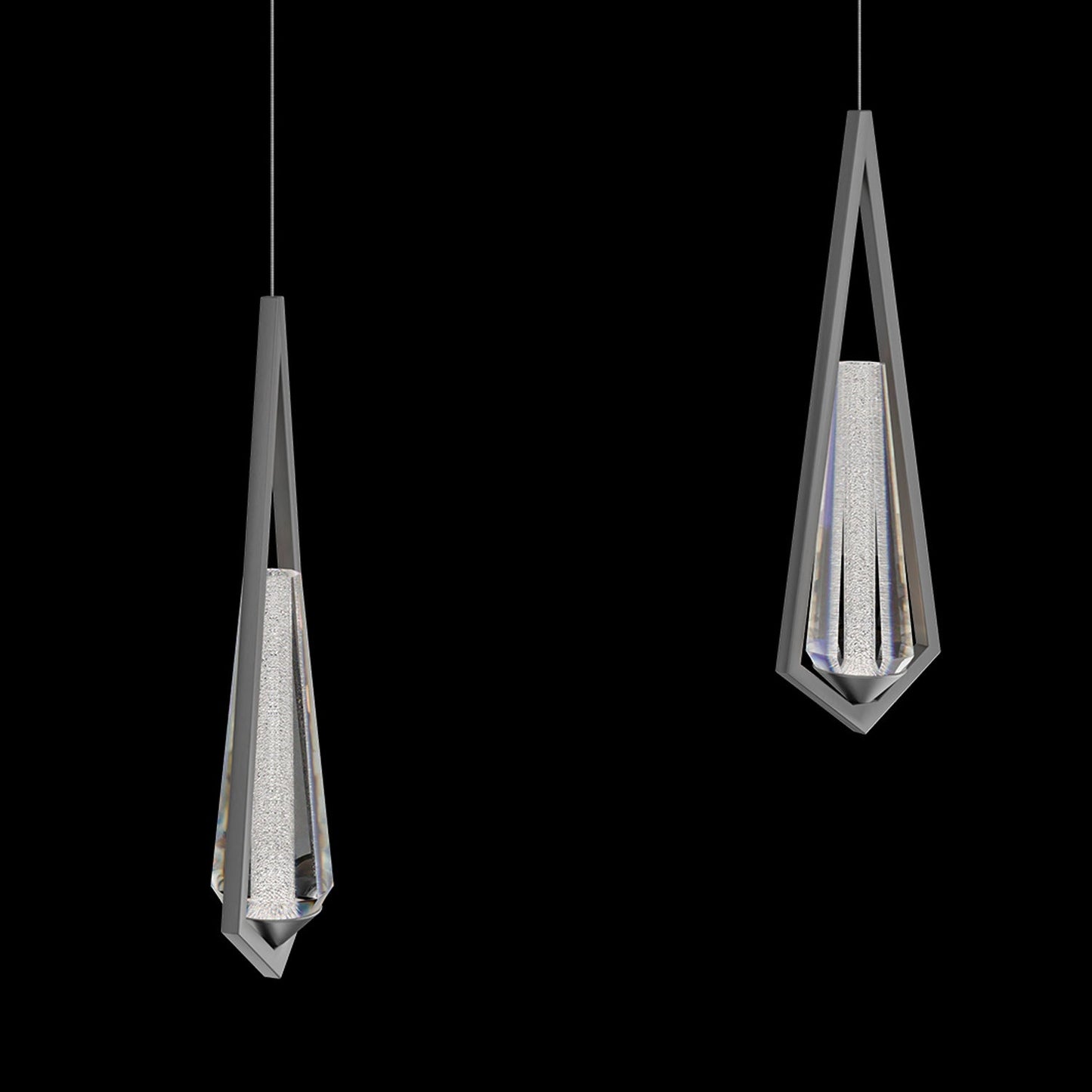 Devotion Linear LED Multi Light Pendant Light in Detail.