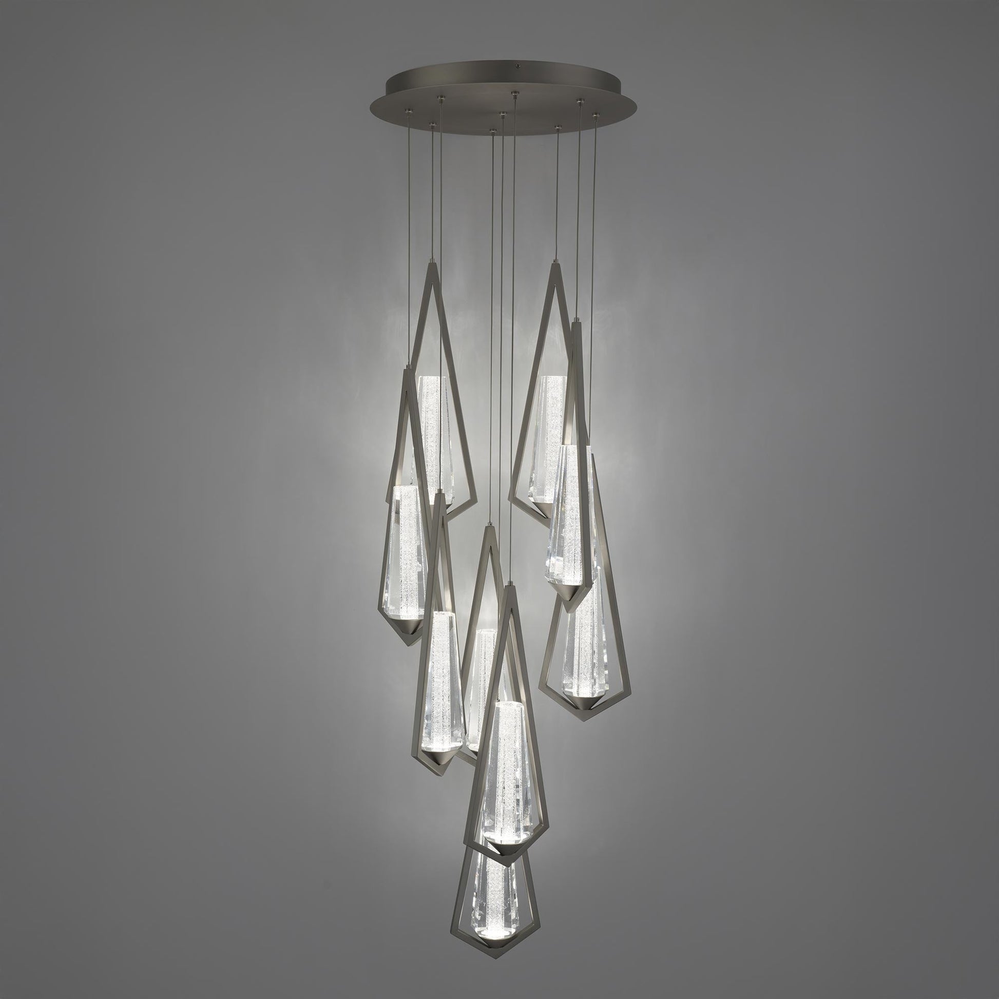 Devotion Round LED Multi Light Pendant Light in Detail.