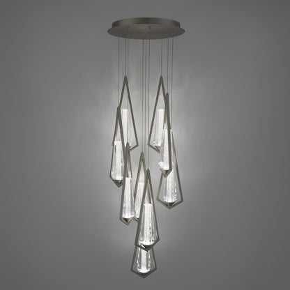 Devotion Round LED Multi Light Pendant Light in Detail.
