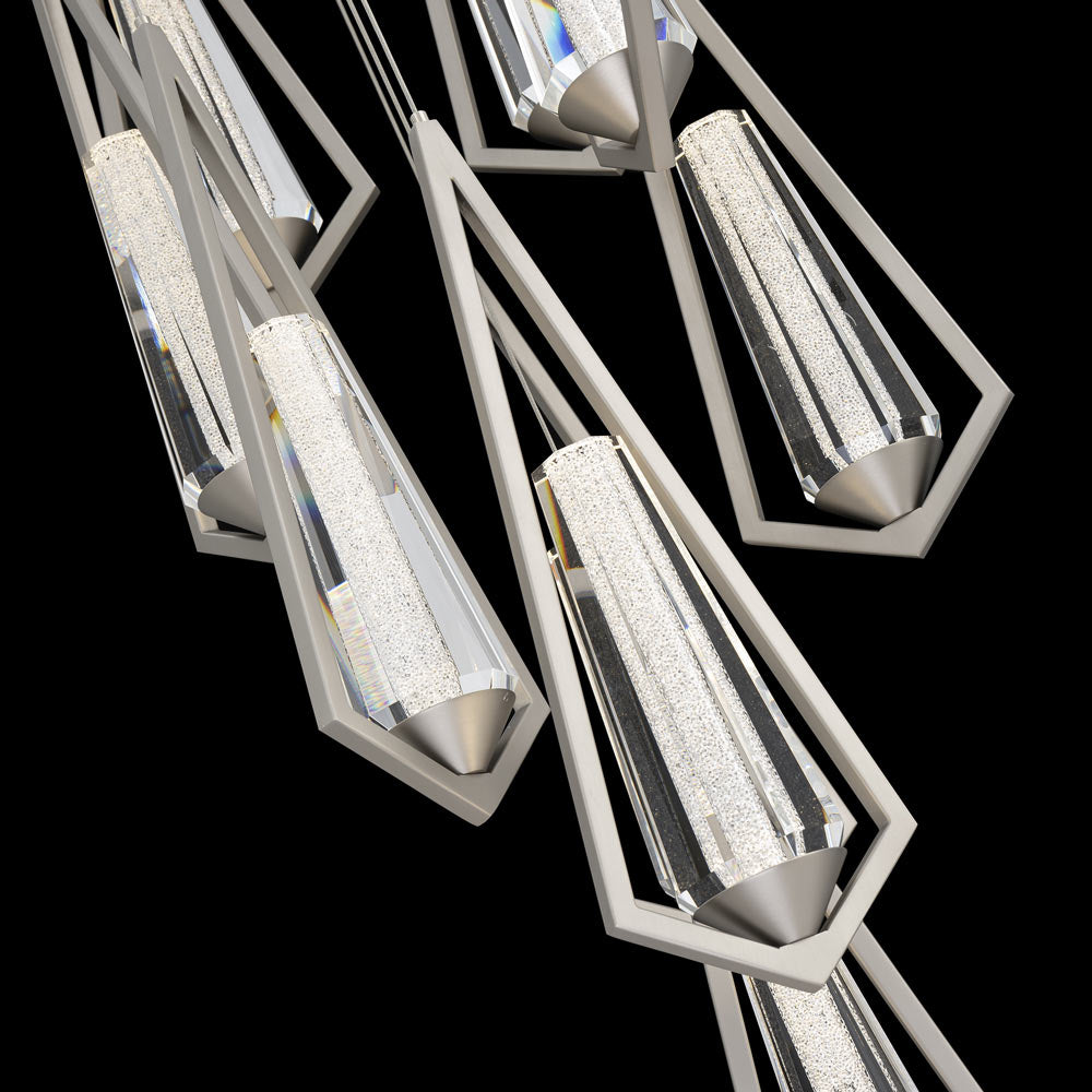 Devotion Round LED Multi Light Pendant Light in Detail.