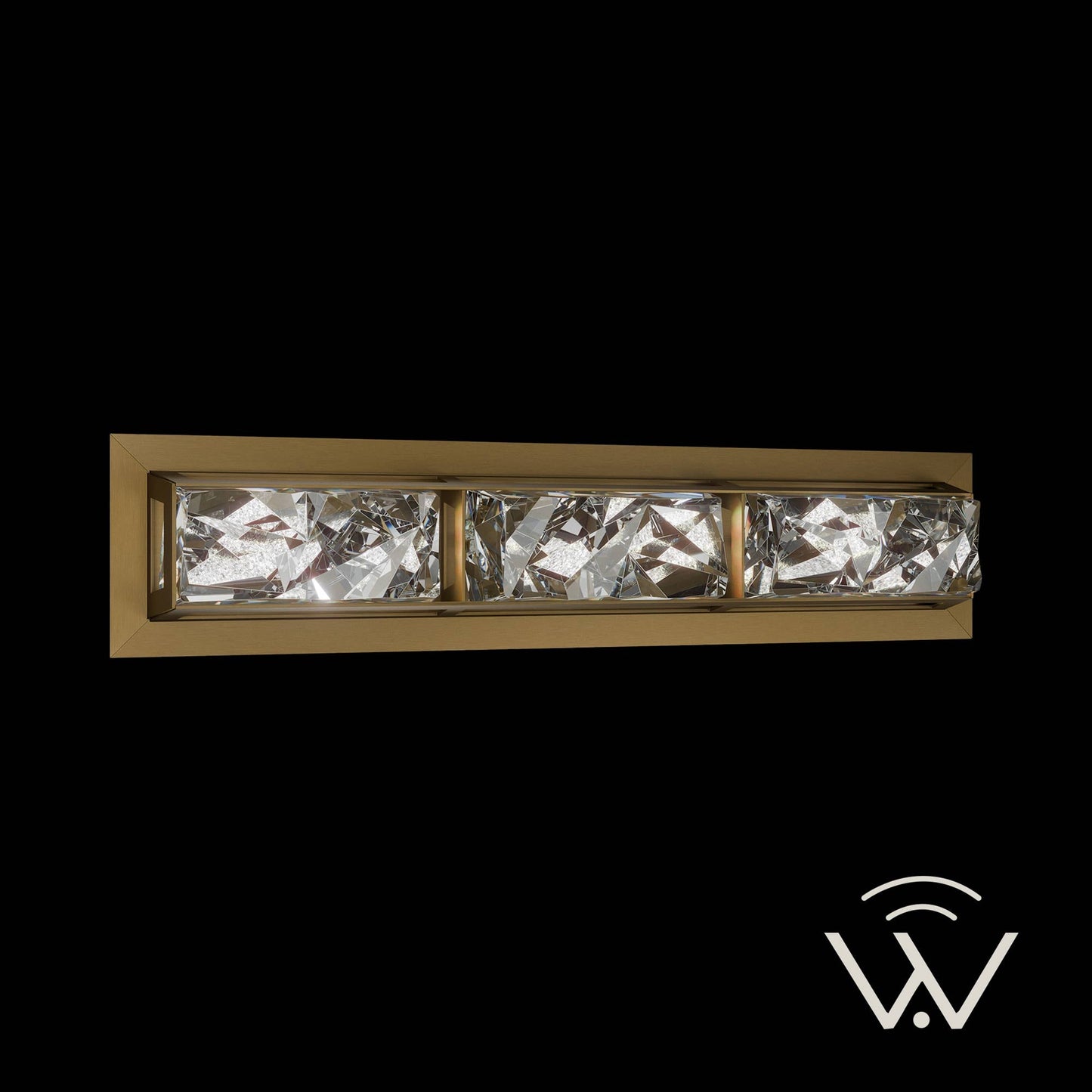 Drizzle LED Bath Vanity Light in Detail.