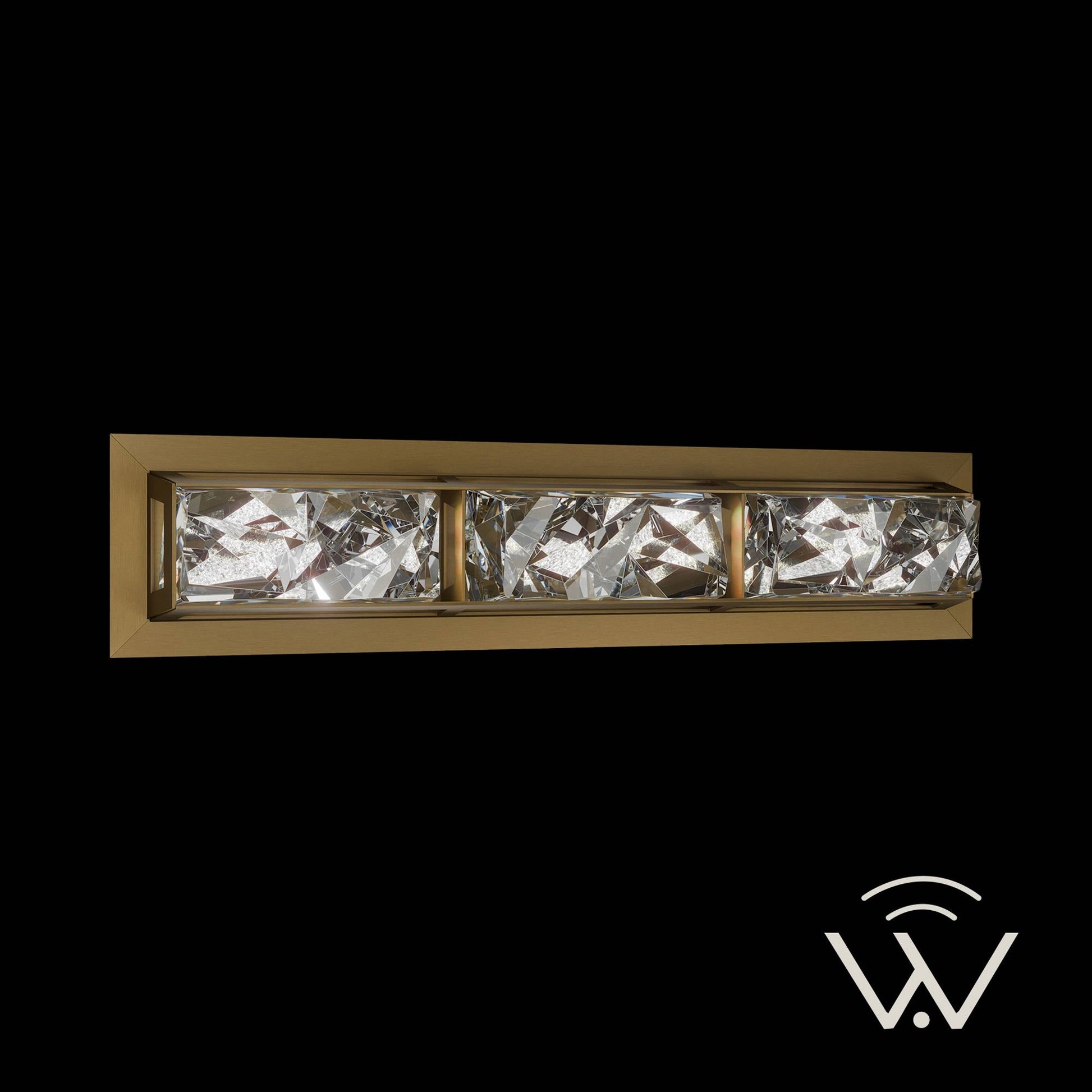 Drizzle LED Bath Vanity Light in Detail.