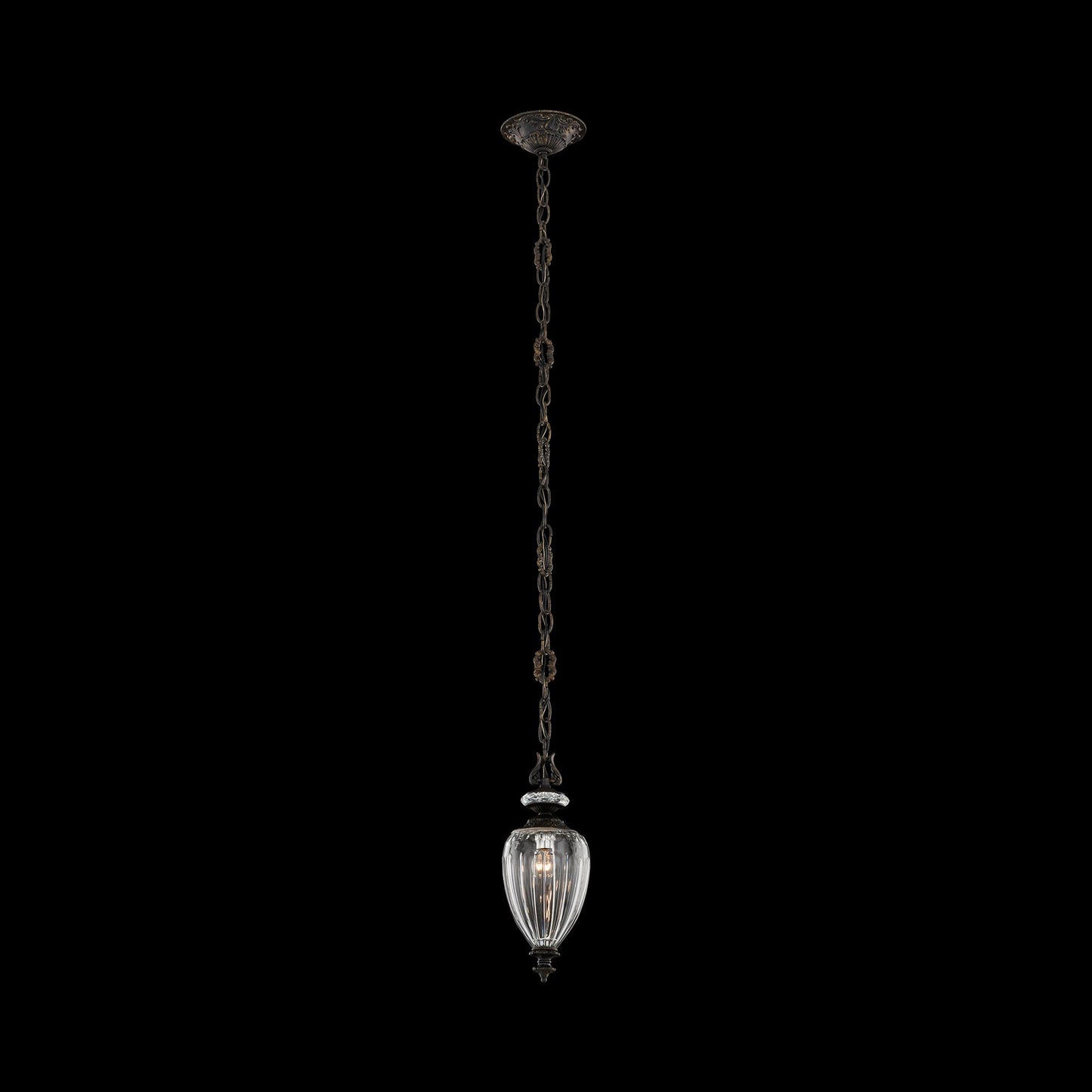 Dyana Mini Pendant Light in Heirloom Bronze (14-Inch).