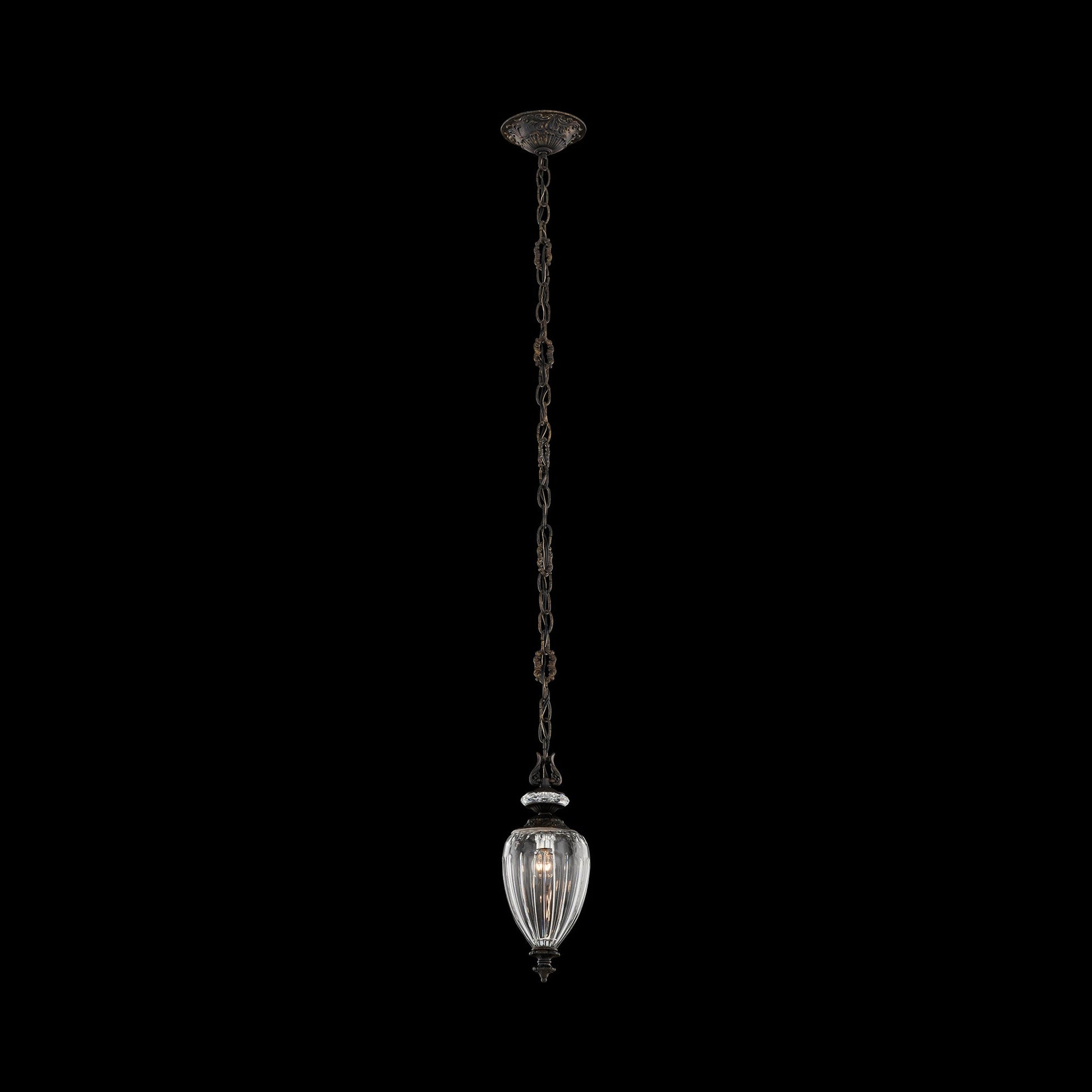 Dyana Mini Pendant Light in Heirloom Bronze (14-Inch).