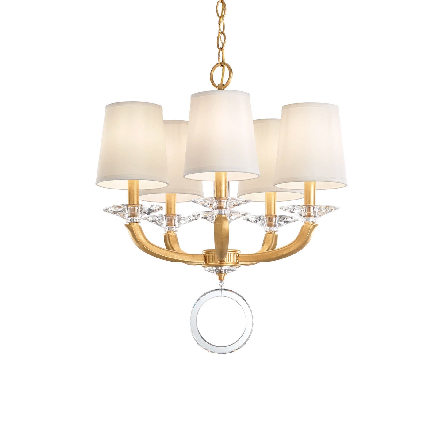 Emilea Chandelier in Heirloom Gold (5-Light).