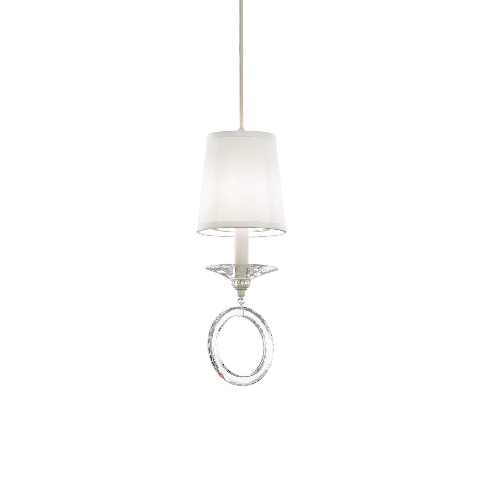 Emilea Mini Pendant Light in White.