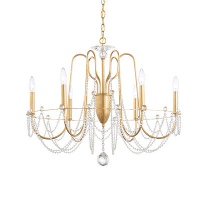 Esmery Chandelier in Heirloom Gold (6-Light).