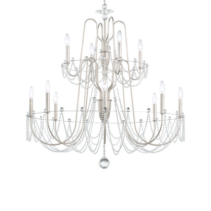Esmery Chandelier in Antique Silver (12-Light).