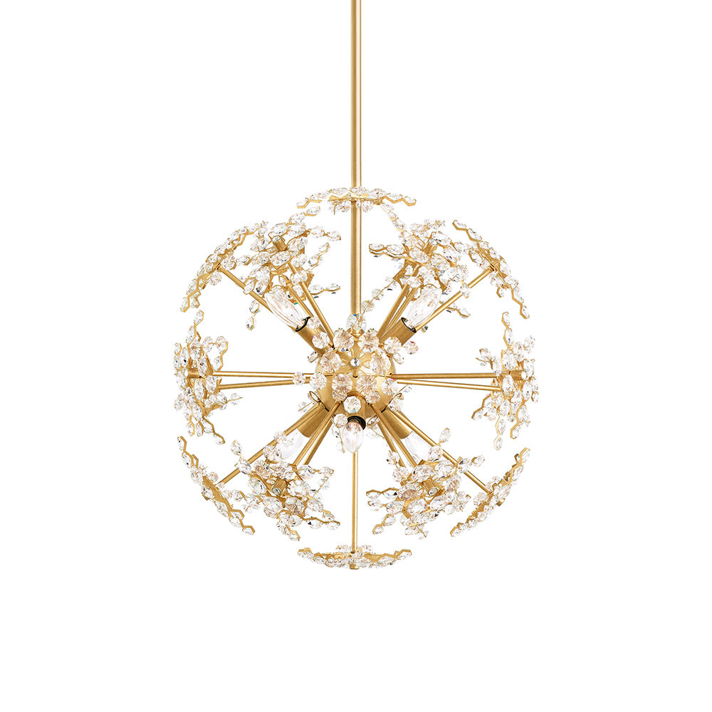 Esteracae Pendant Light in Heirloom Gold (18-Inch).