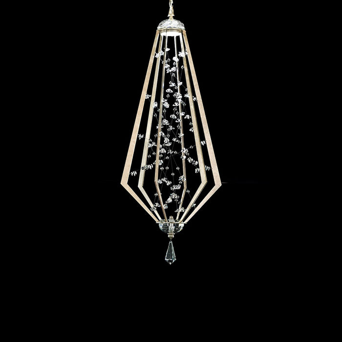 Eternity LED Pendant Light in Antique Silver (Large).