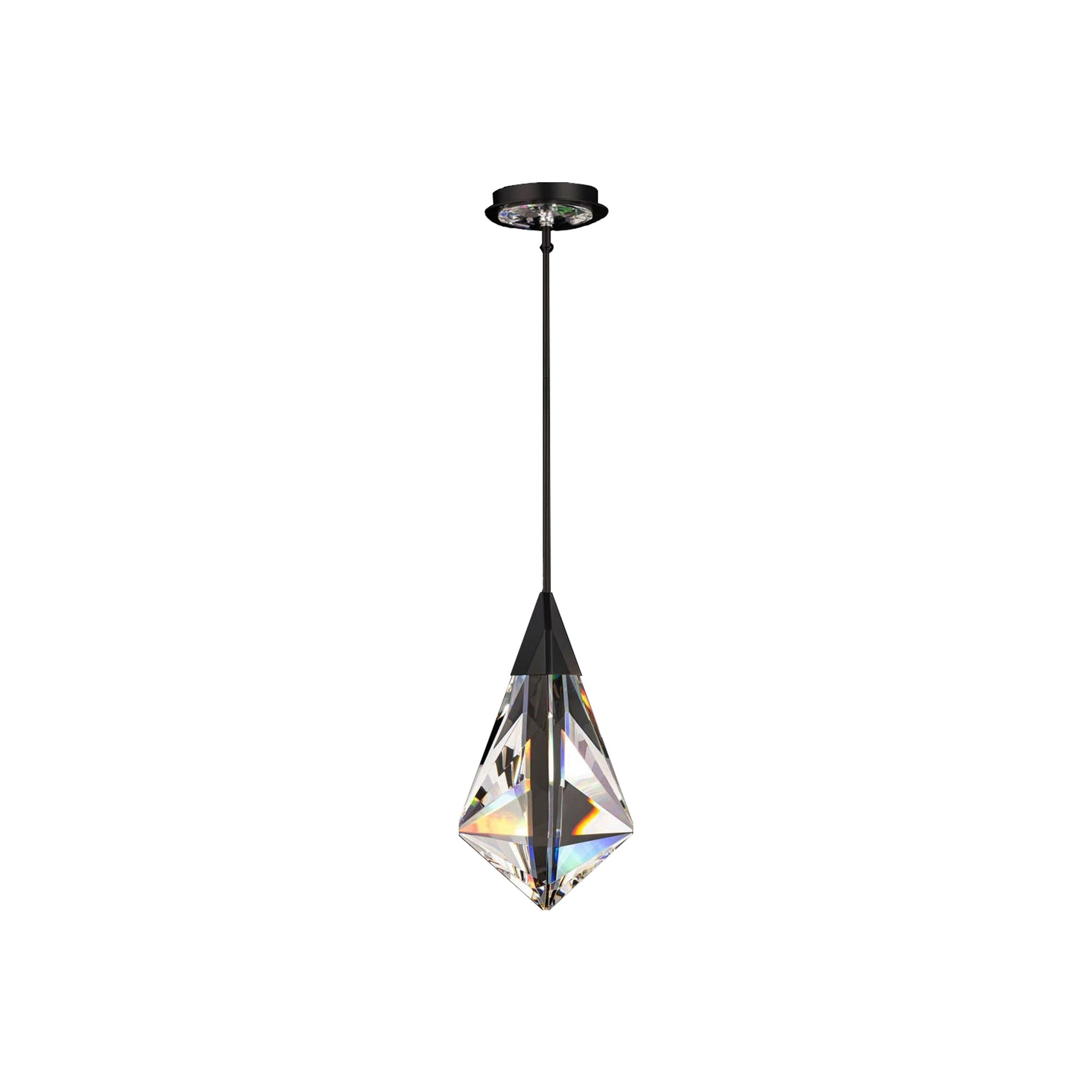 Fazzoletto LED Pendant Light in Black.