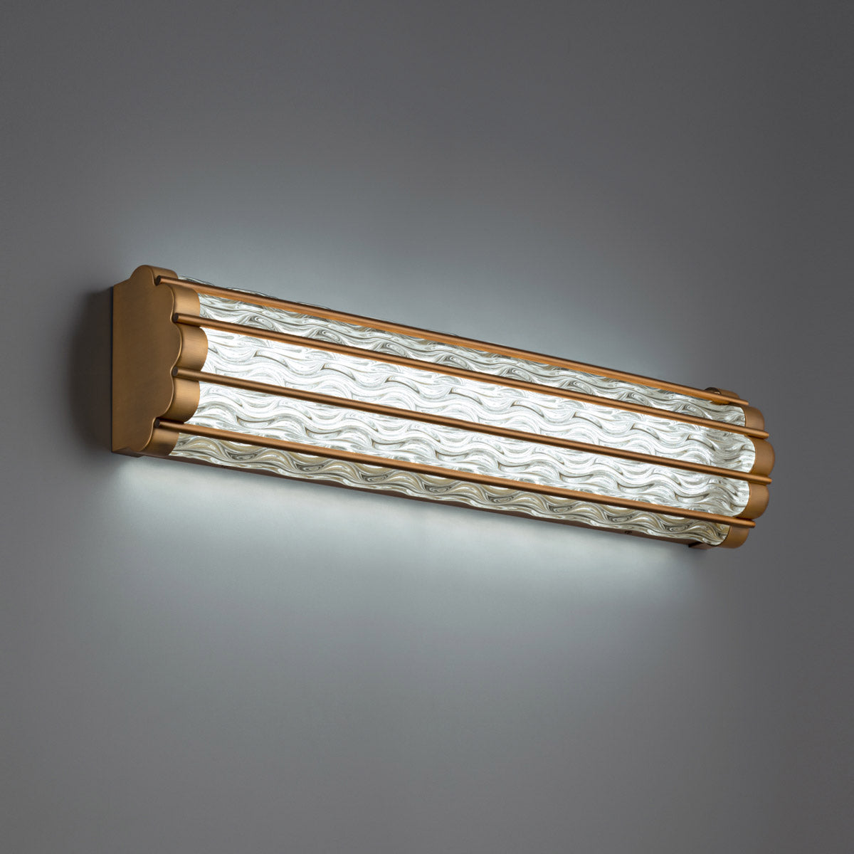 Fortress LED Bath Vanity Light in Detail.