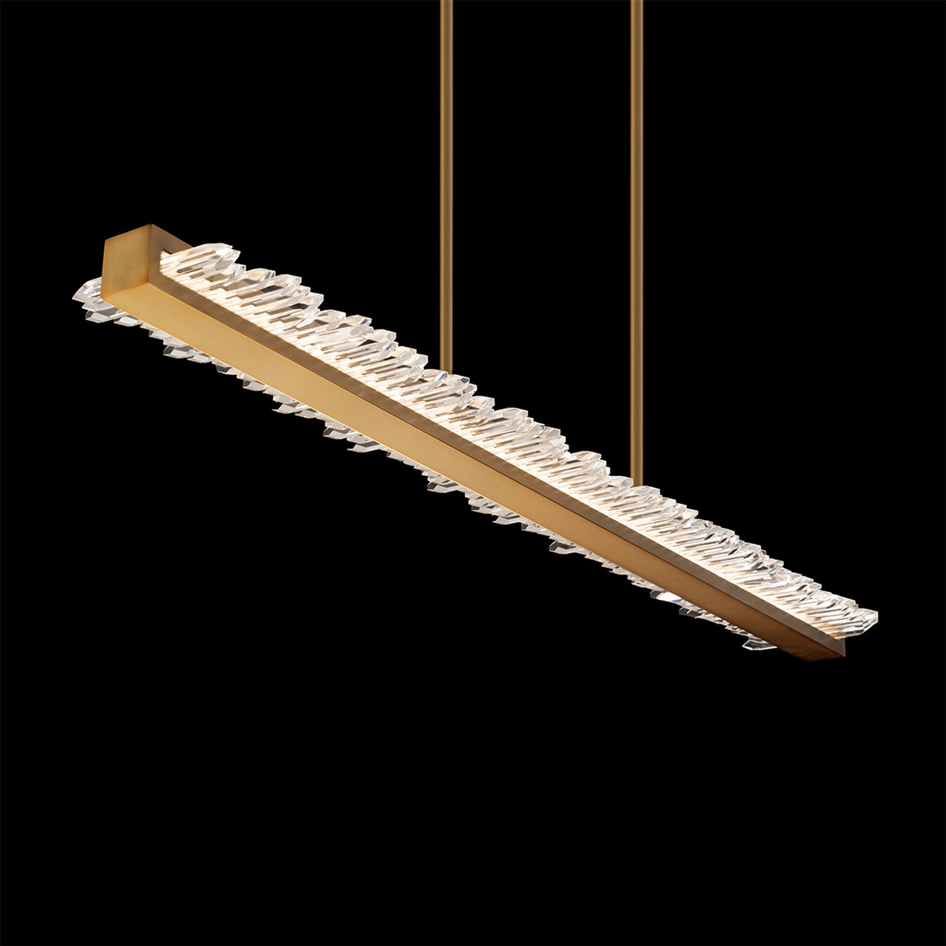 Frozen Linear LED Pendant Light in Detail.