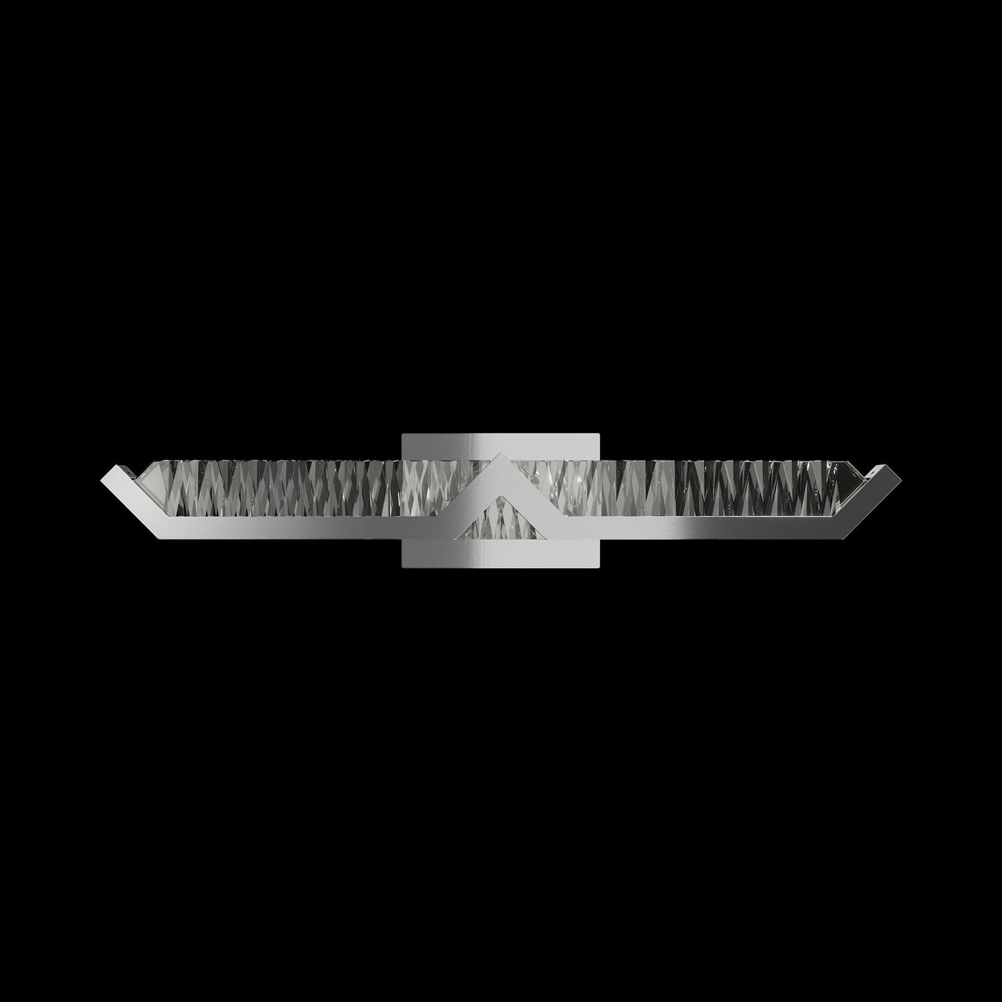 Gretel LED Bath Vanity Light in Polished Nickel.