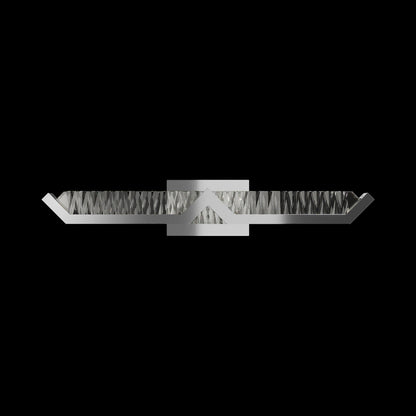 Gretel LED Bath Vanity Light in Polished Nickel.