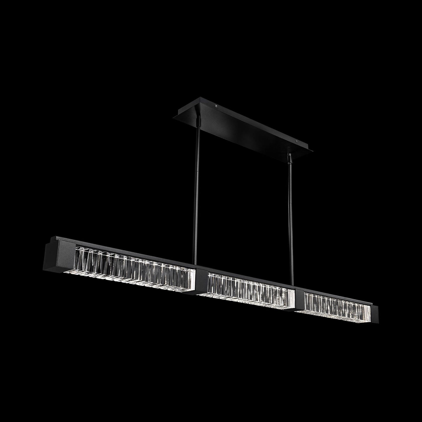 Guild Linear LED Pendant Light in Black.
