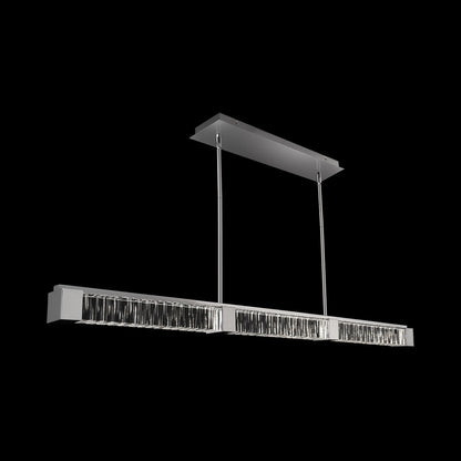 Guild Linear LED Pendant Light in Polished Chrome.