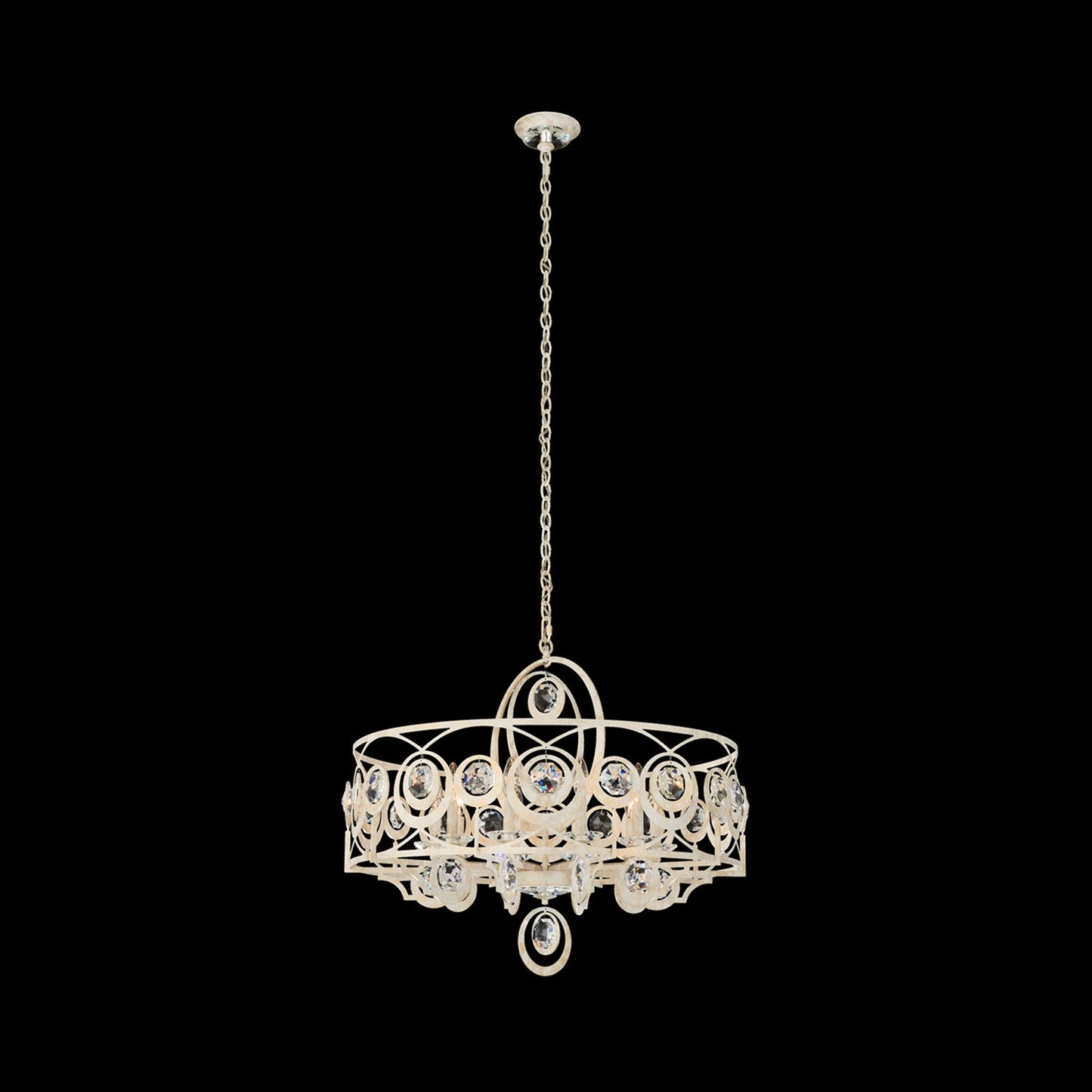 Gwendolynn Chandelier in White Gold (10-Light).