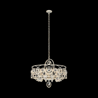 Gwendolynn Chandelier in White Gold (10-Light).