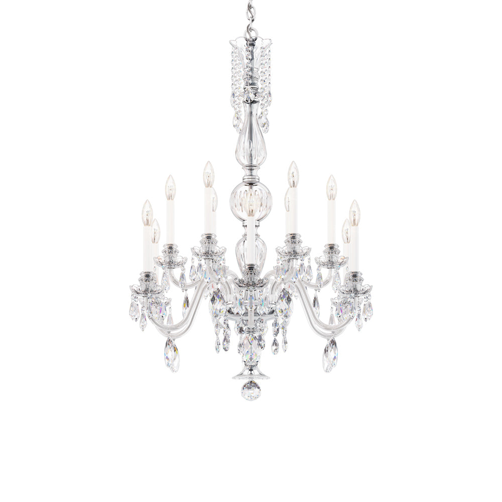 Hamilton Nouveau Chandelier in (12-Light).