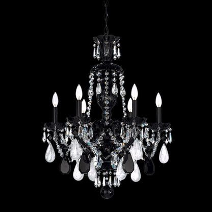 Hamilton Rock Crystal Chandelier in Detail.