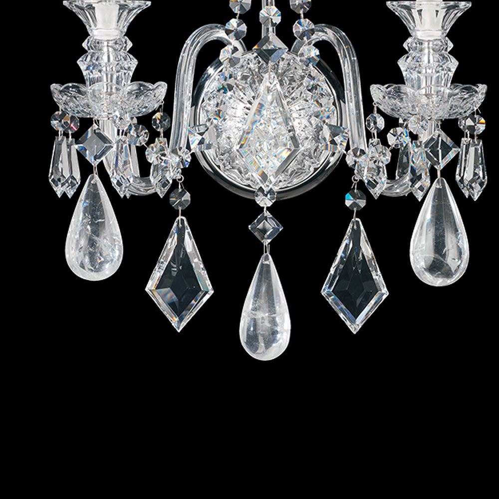 Hamilton Rock Crystal Wall Light in Detail.
