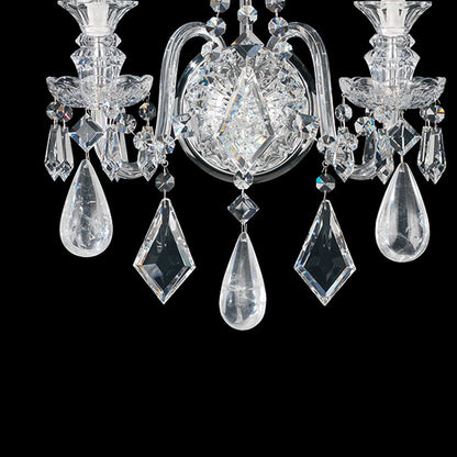 Hamilton Rock Crystal Wall Light in Detail.