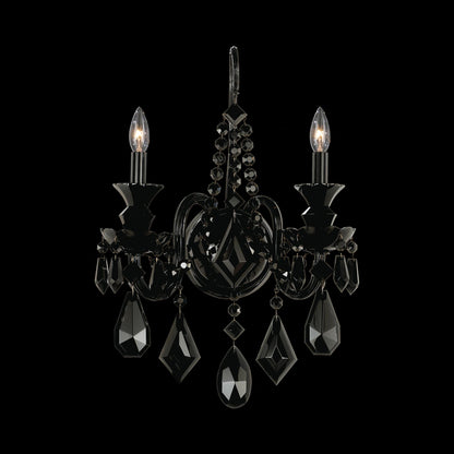 Hamilton Wall Light in Jet Black (2-Light).
