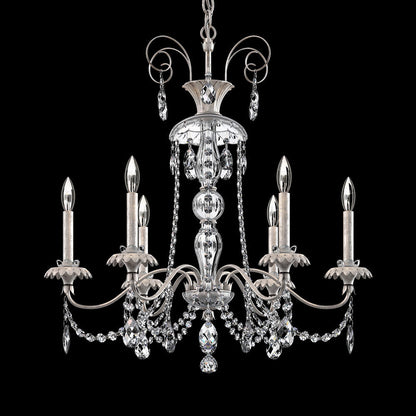 Helenia Chandelier in Antique Silver (6-Light).