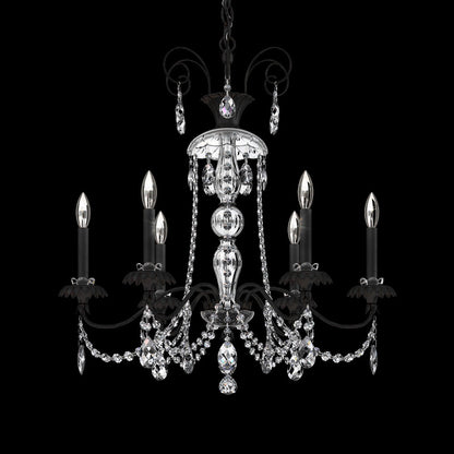 Helenia Chandelier in Black (6-Light).