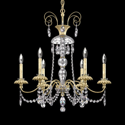 Helenia Chandelier in Heirloom Silver (6-Light).