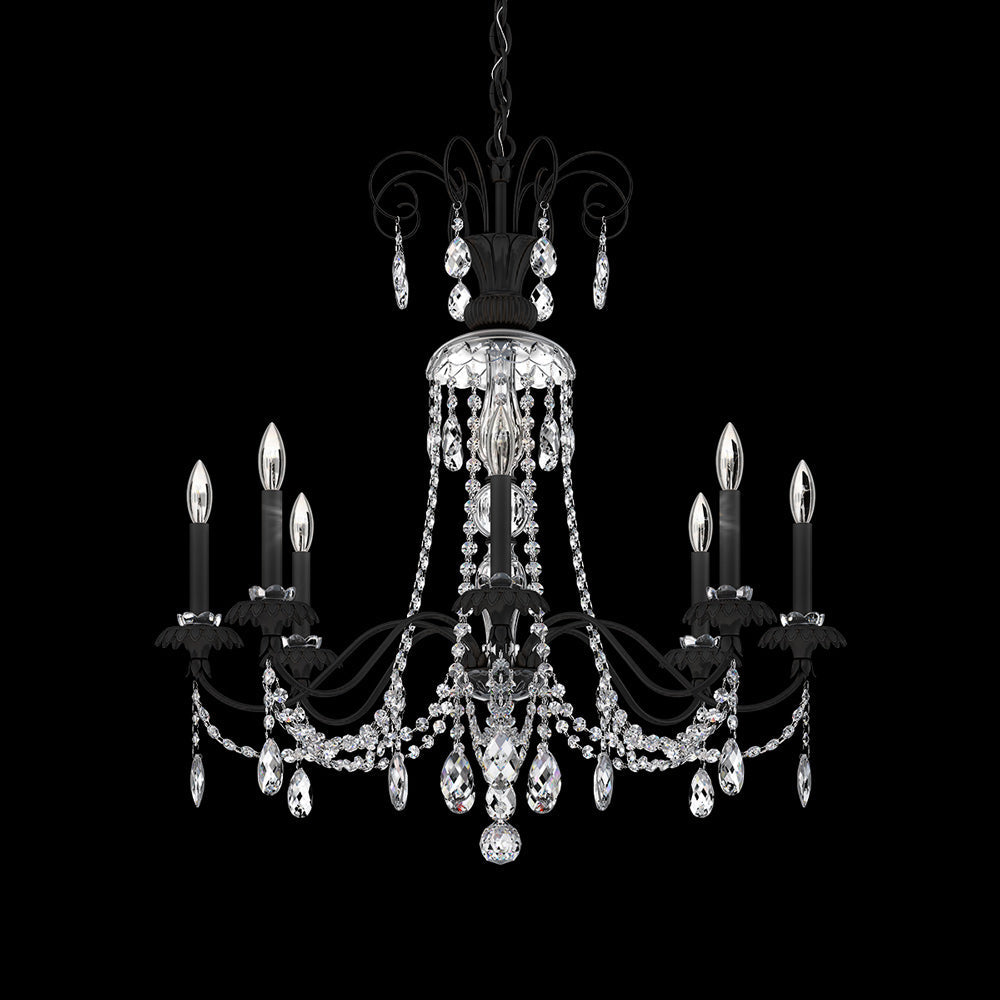 Helenia Chandelier in Black (8-Light).