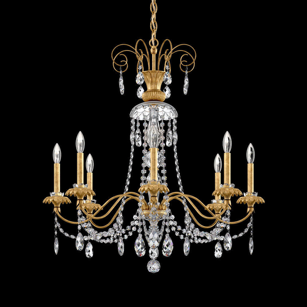 Helenia Chandelier in Heirloom Gold (8-Light).