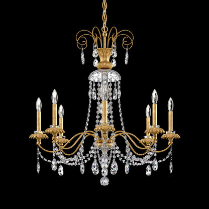 Helenia Chandelier in Heirloom Gold (8-Light).
