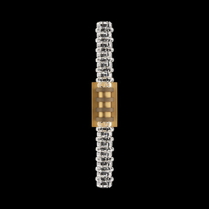Kemberly LED Wall Light in Aged Brass (27.38-Inch).
