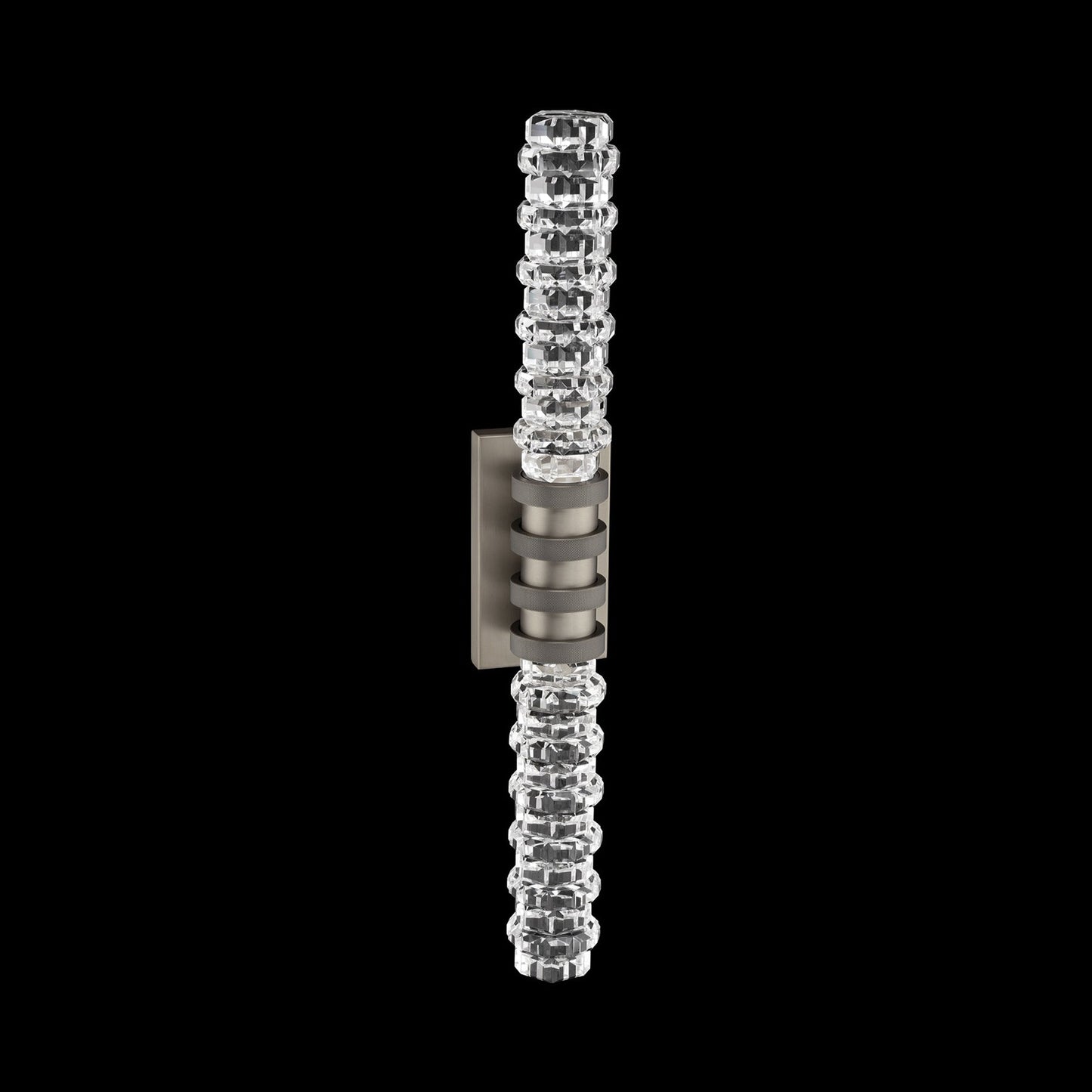 Kemberly LED Wall Light in Brushed Nickel (27.38-Inch).