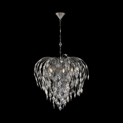 Laureline Chandelier in Antique Pewter (35-Inch).