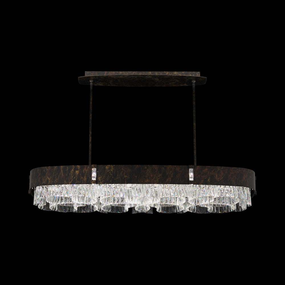 LEDZeppa LED Pendant Light in Heirloom Bronze.