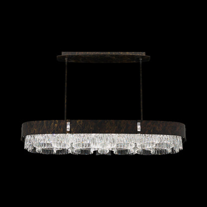 LEDZeppa LED Pendant Light in Heirloom Bronze.
