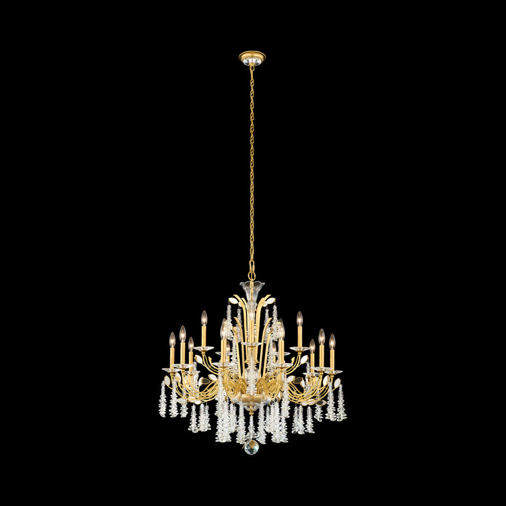 MacLyn Chandelier in French Gold (15-Light).