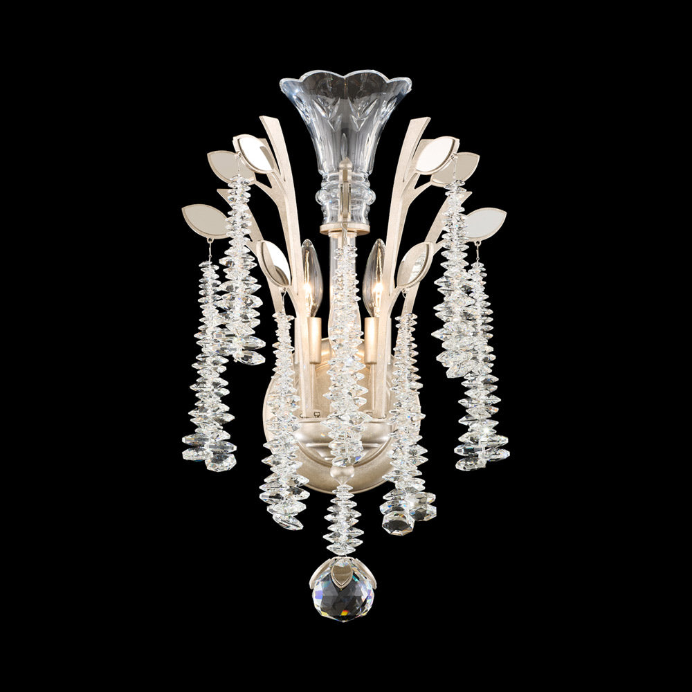 MacLyn Wall Light in Antique Silver.