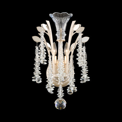 MacLyn Wall Light in Antique Silver.