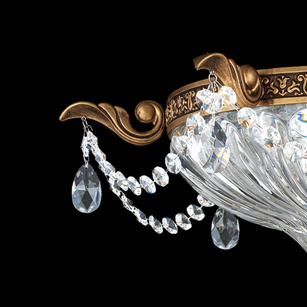 Milano Flush Mount Ceiling Light in Detail.