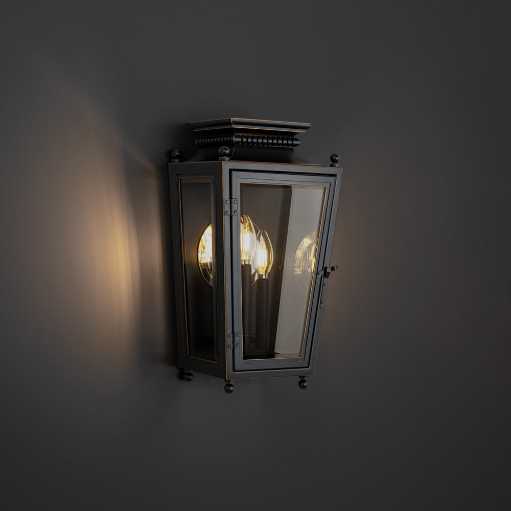 Milton Outdoor Wall Light in Detail.