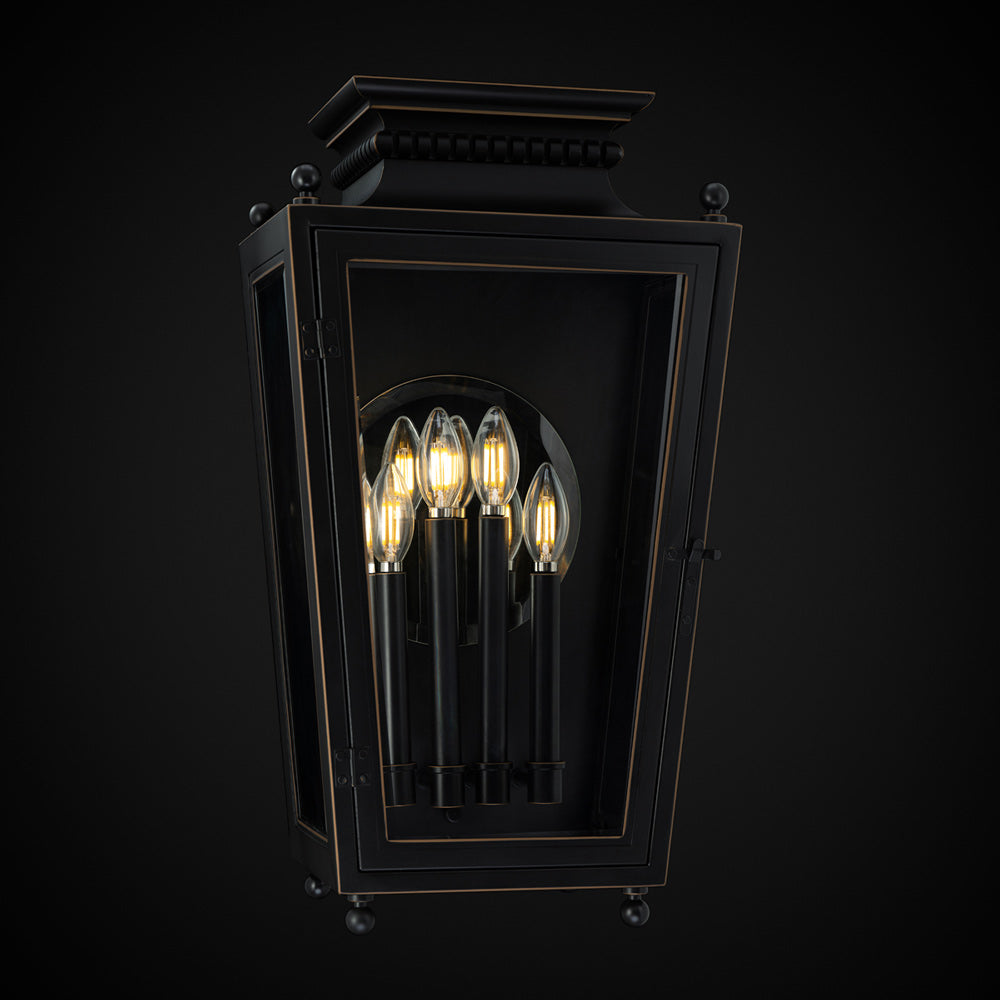 Milton Outdoor Wall Light in Detail.